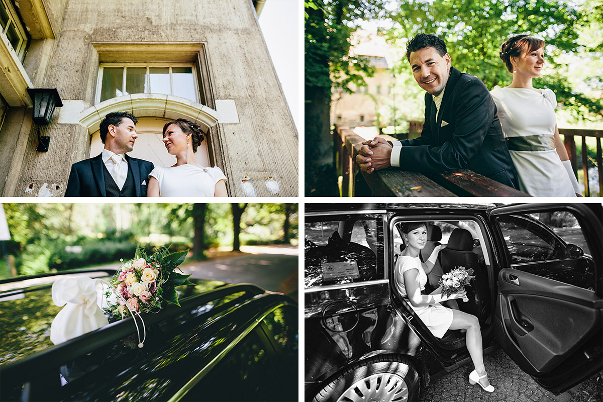 Hochzeitsreportage-Fotos von Brautpaar bei standesamtlicher Hochzeit im Rathaus Herzberg Elster Brandenburg © Hochzeitsfotograf Berlin www.hochzeitslicht.de