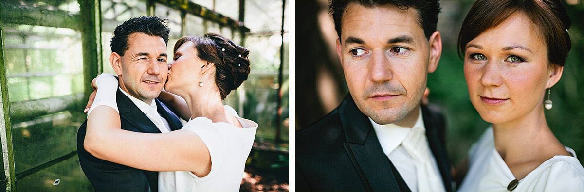 Hochzeitsfotos von Brautpaar aufgenommen von Hochzeitsfotograf in Villa Marx in Herzberg Elster Brandenburg © Hochzeitsfotograf Berlin www.hochzeitslicht.de